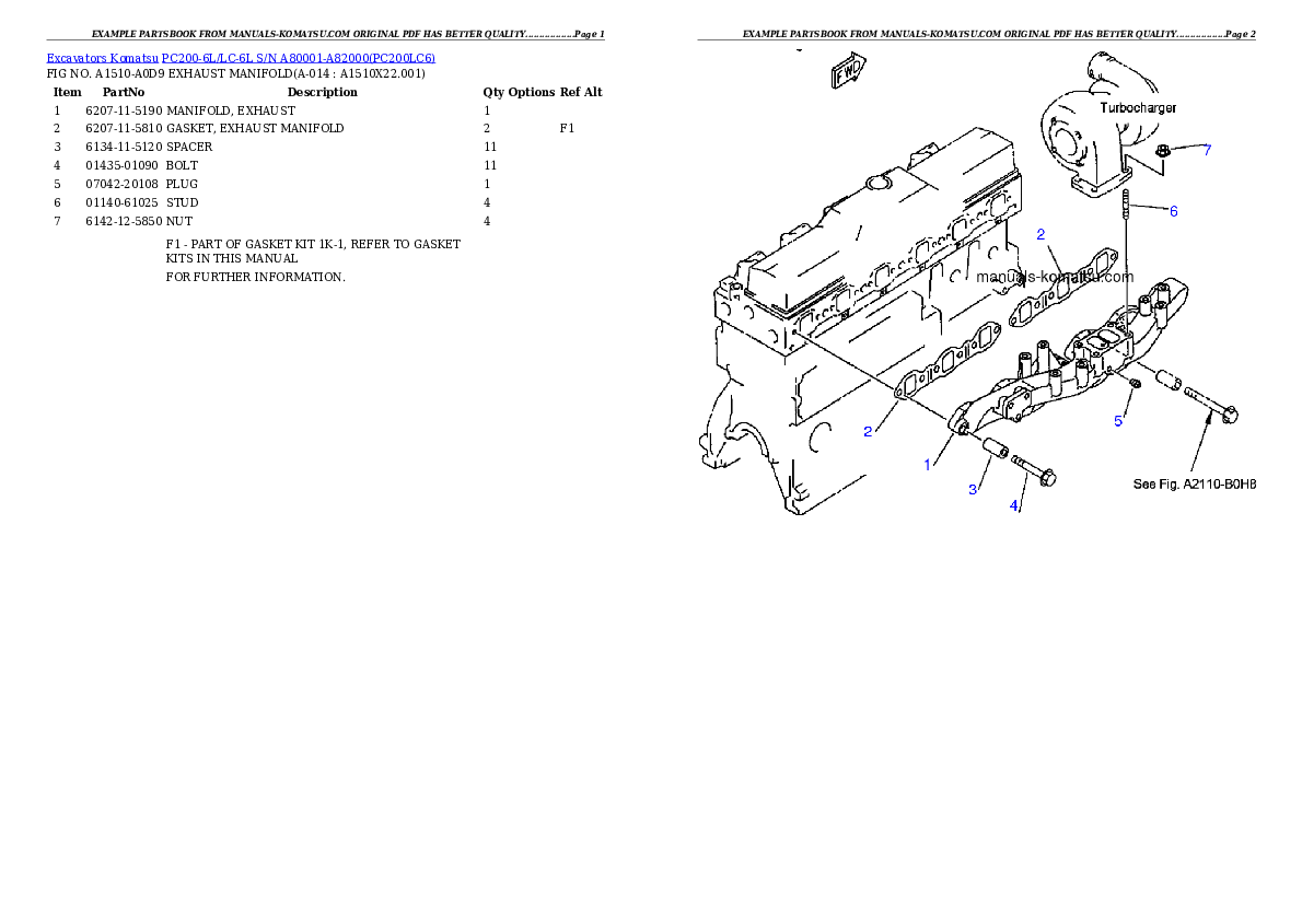 Protected: PC200-6L/LC-6L S/N A80001-A82000 Partsbook