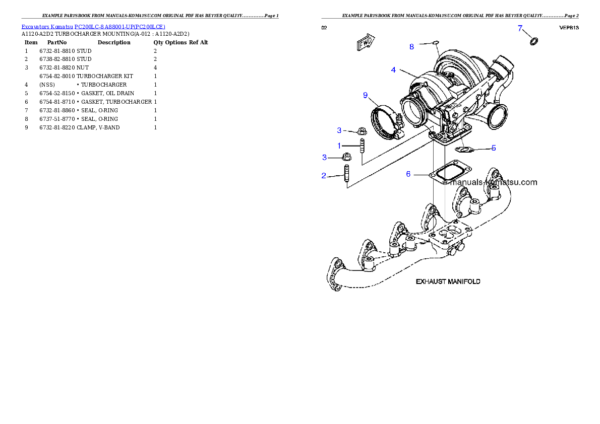 Protected: PC200LC-8 A88001-UP Partsbook