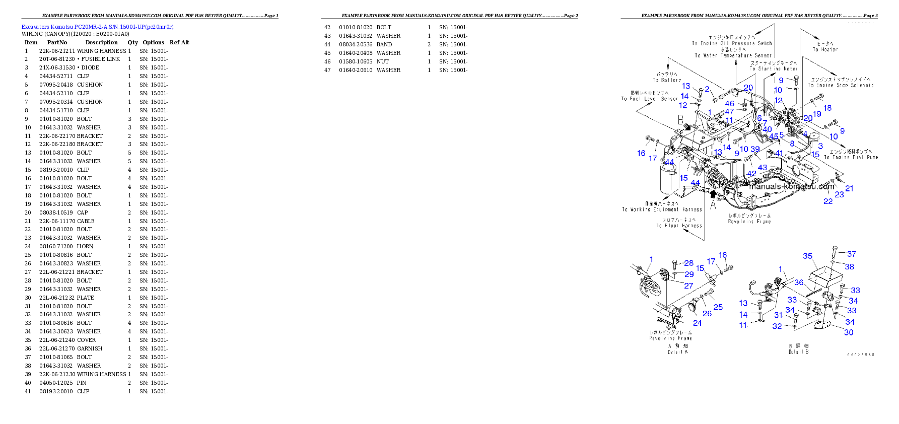 Protected: PC20MR-2-A S/N 15001-UP Partsbook