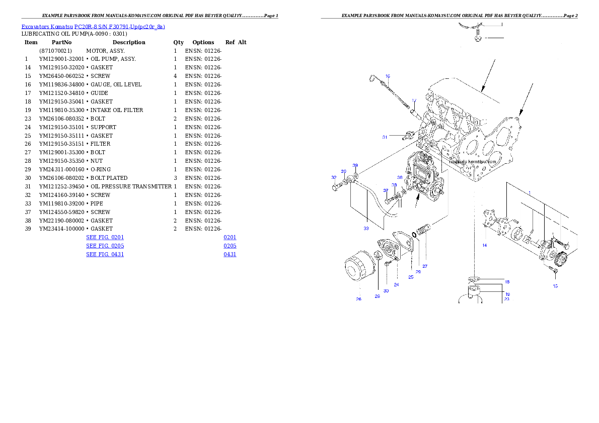 Protected: PC20R-8 S/N F30791-Up Partsbook