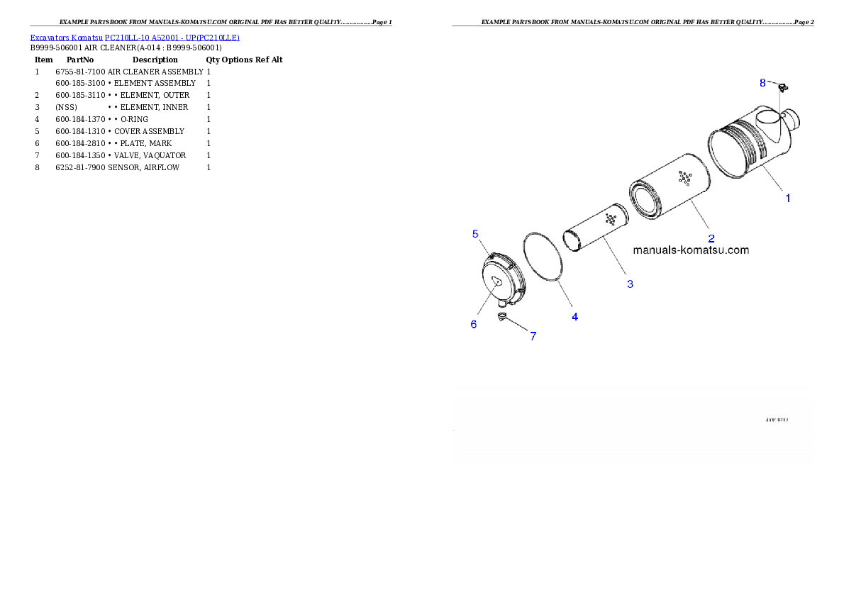 Protected: PC210LL-10 A52001 – UP Partsbook