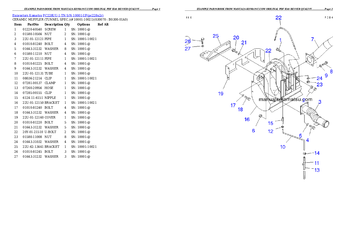 Protected: PC228UU-1-TN S/N 10001-UP Partsbook