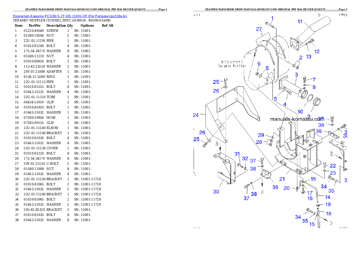 Protected: PC228US-1T S/N 11001-UP (For Formosa) Partsbook