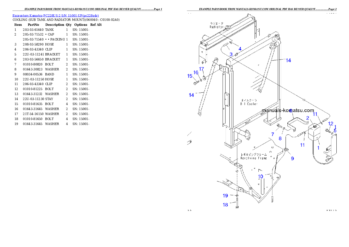 Protected: PC228US-2 S/N 15001-UP Partsbook