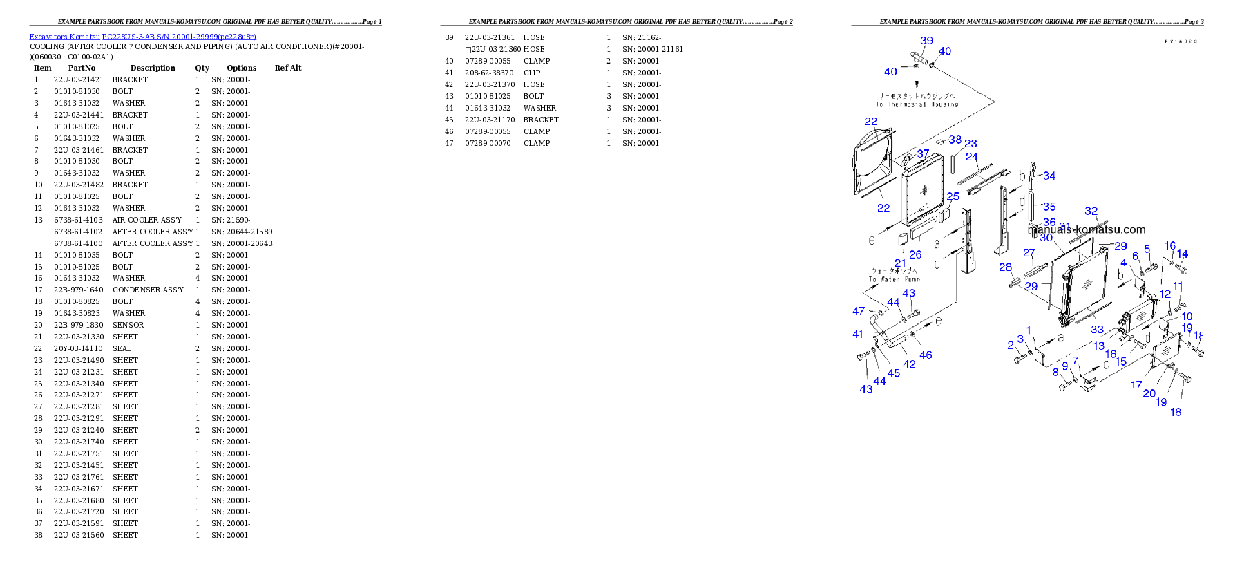 Protected: PC228US-3-AB S/N 20001-29999 Partsbook