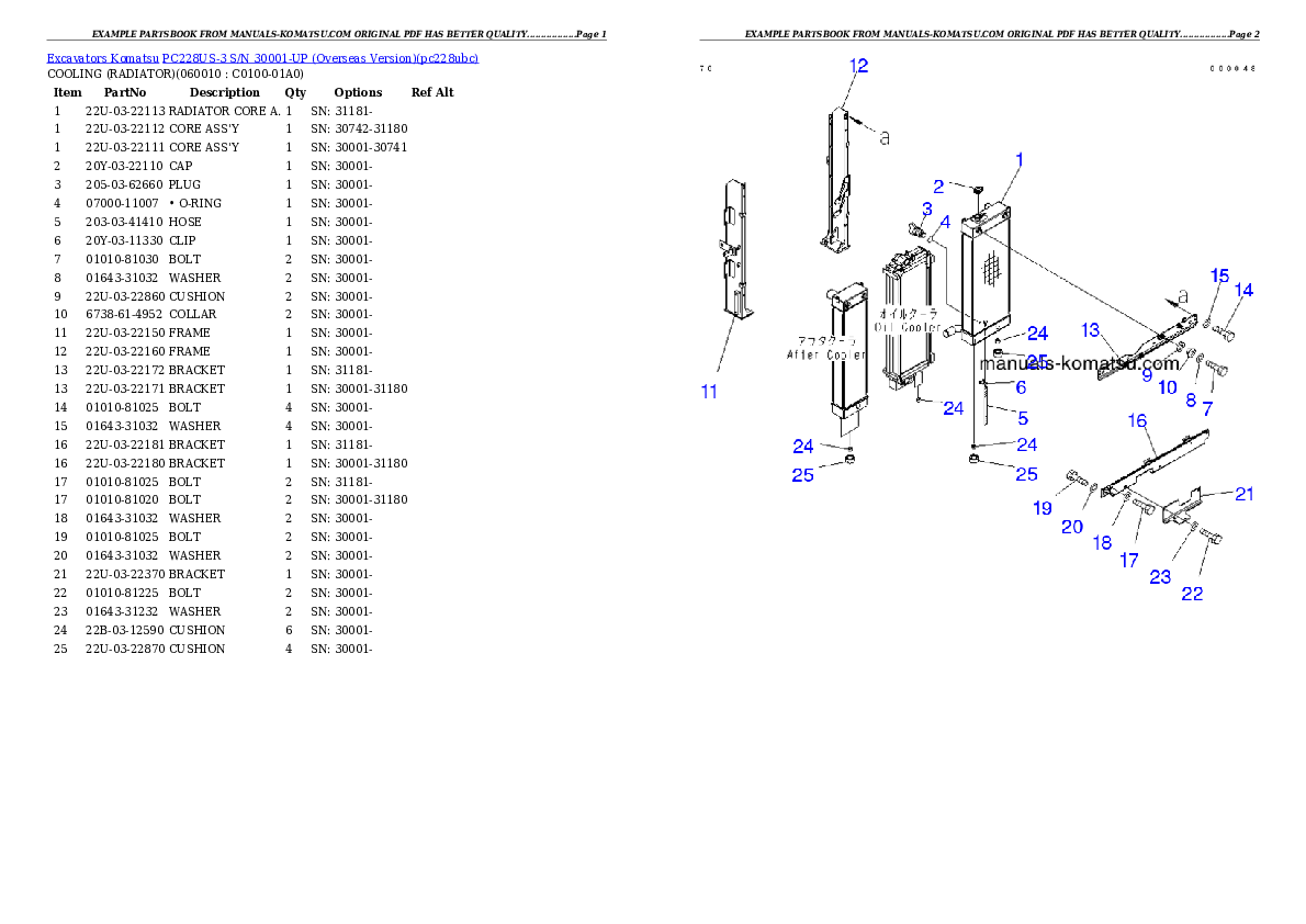 Protected: PC228US-3 S/N 30001-UP (Overseas Version) Partsbook