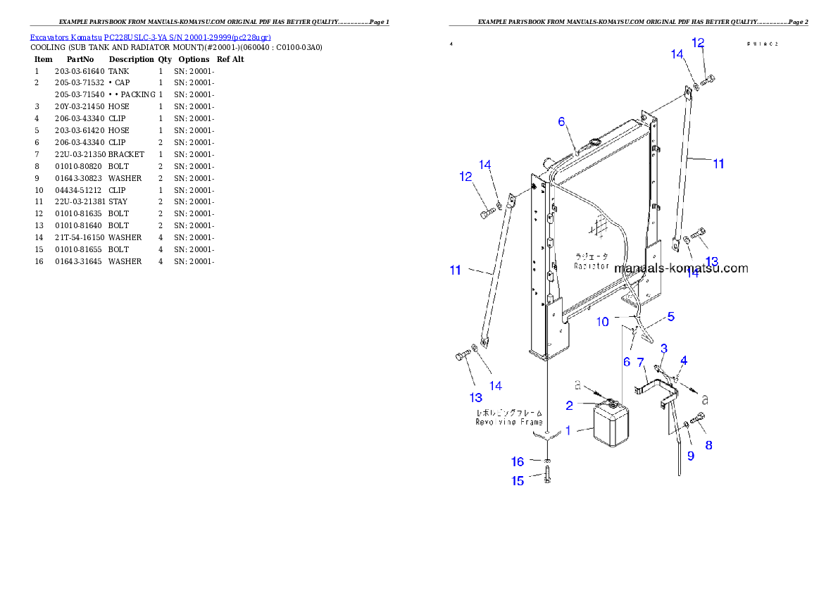 Protected: PC228USLC-3-YA S/N 20001-29999 Partsbook