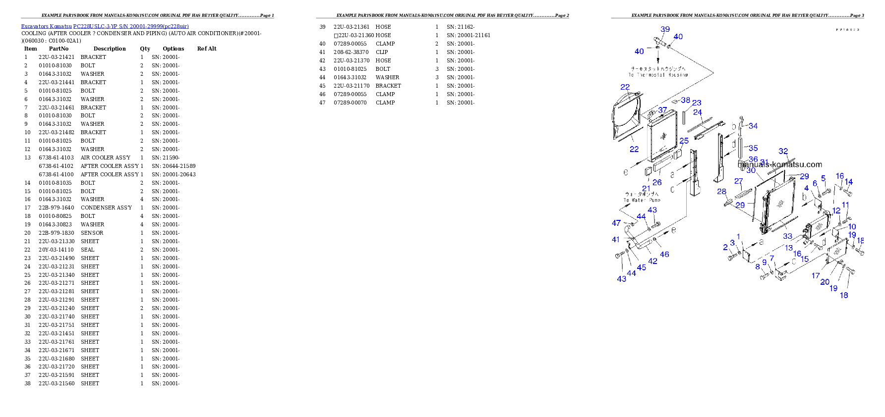 Protected: PC228USLC-3-YP S/N 20001-29999 Partsbook