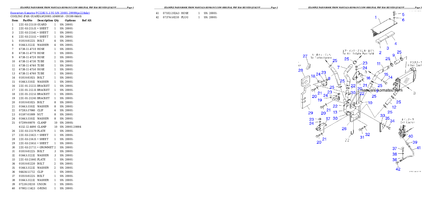 Protected: PC228US-3-YG S/N 20001-29999 Partsbook