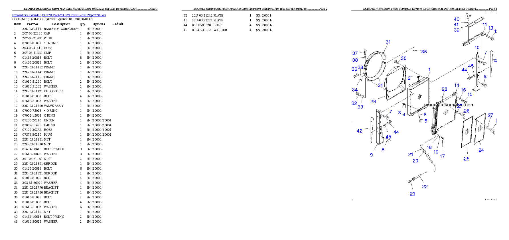 Protected: PC228US-3-YG S/N 20001-29999 Partsbook