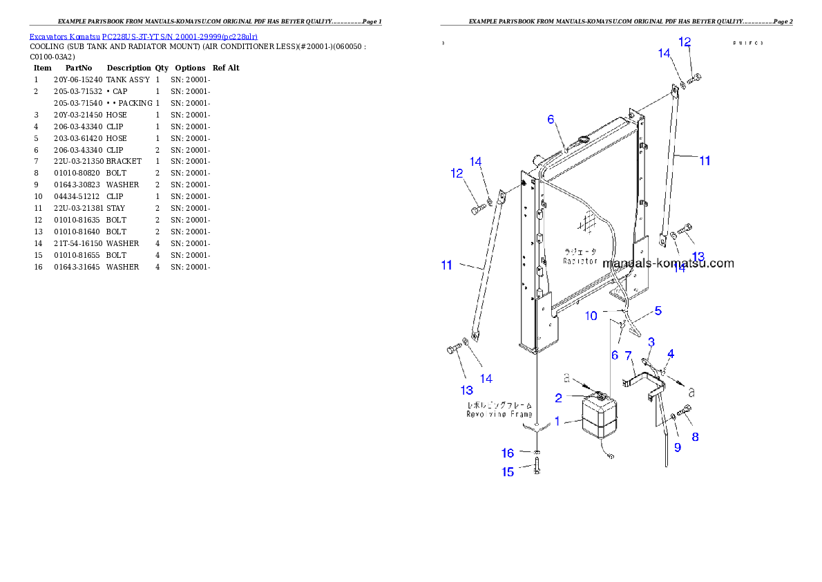 Protected: PC228US-3T-YT S/N 20001-29999 Partsbook