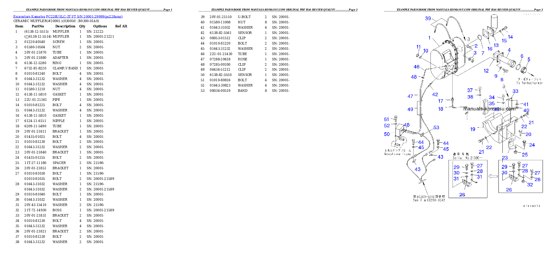 Protected: PC228USLC-3T-YT S/N 20001-29999 Partsbook