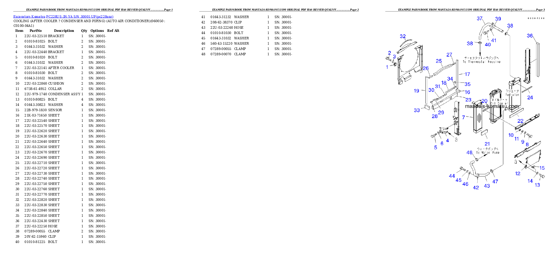 Protected: PC228US-3N-YA S/N 30001-UP Partsbook