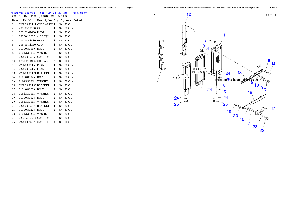 Protected: PC228US-3N-YB S/N 30001-UP Partsbook