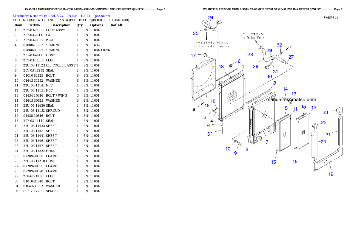 Protected: PC228USLC-1-TN S/N 11001-UP Partsbook