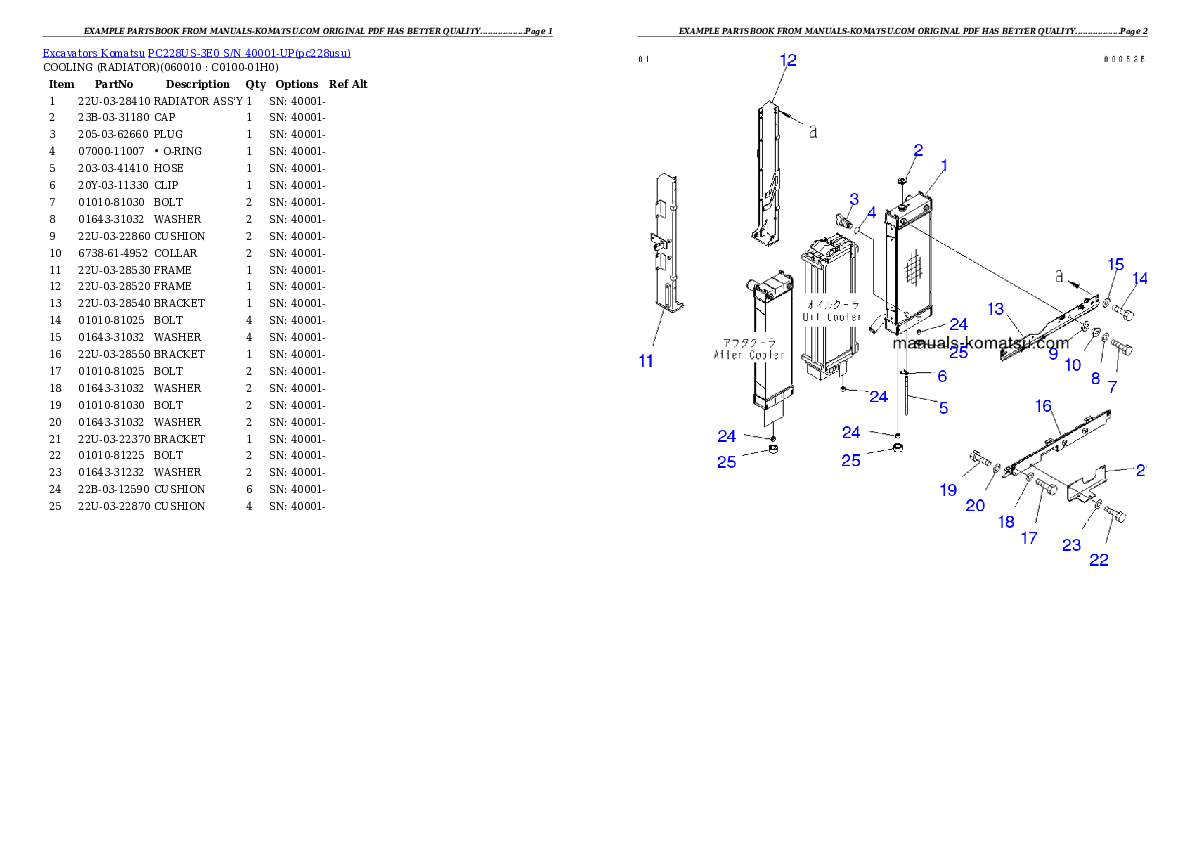 Protected: PC228US-3E0 S/N 40001-UP (TIER 3) Partsbook