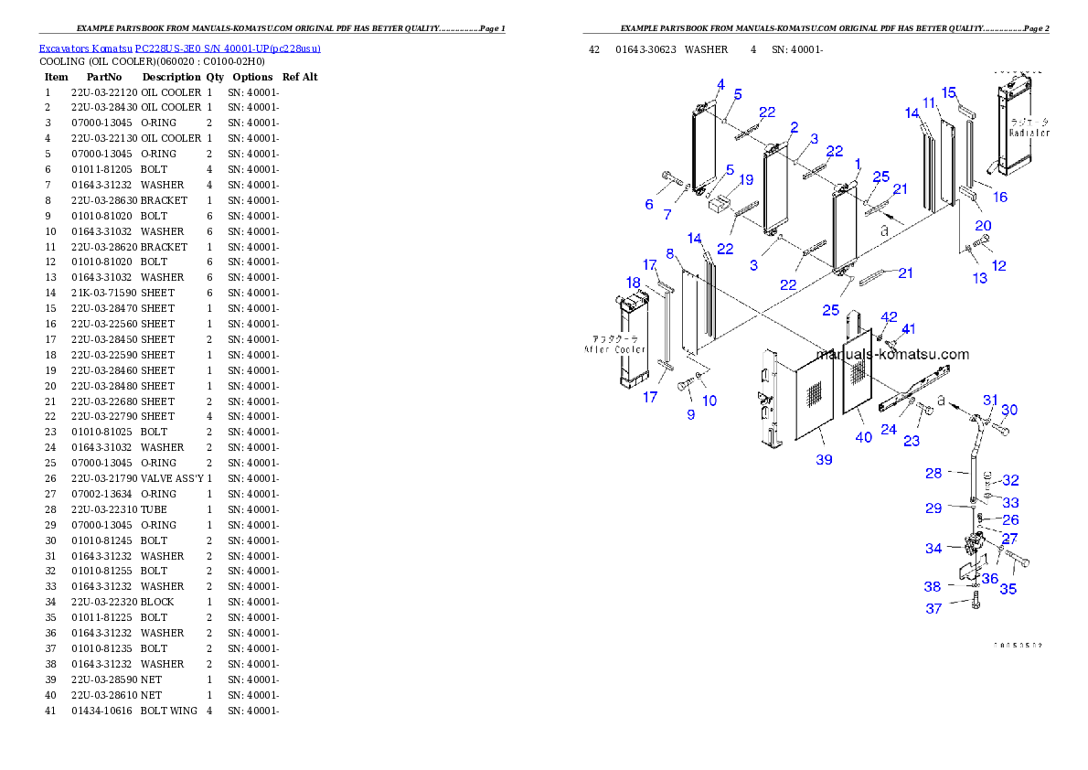 Protected: PC228US-3E0 S/N 40001-UP (TIER 3) Partsbook