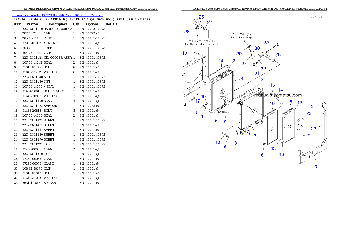 Protected: PC228UU-1-MO S/N 10001-UP Partsbook