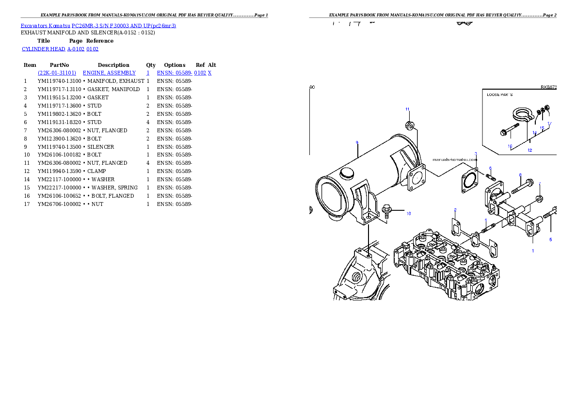 Protected: PC26MR-3 S/N F30003 AND UP Partsbook