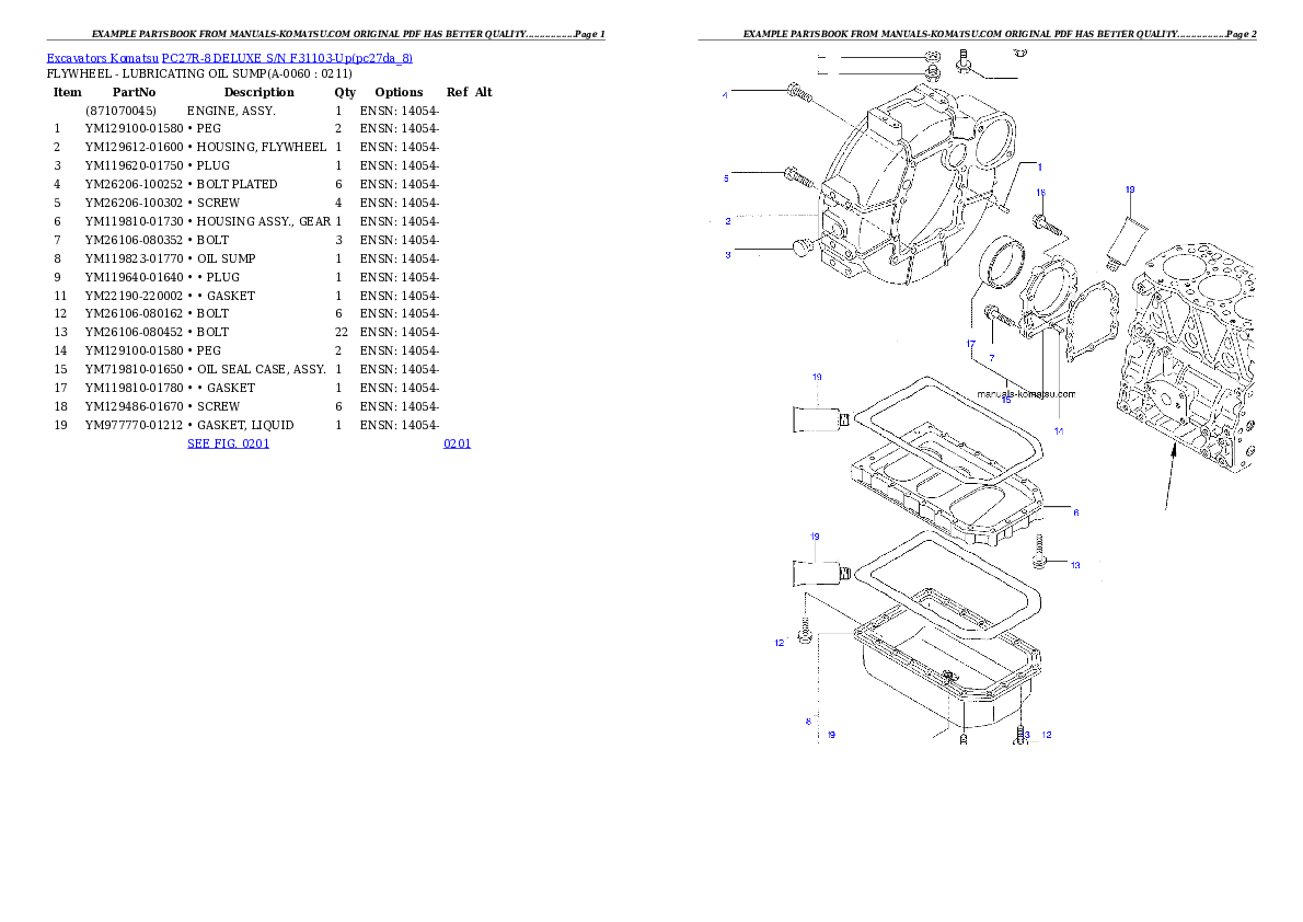 Protected: PC27R-8 DELUXE S/N F31103-Up Partsbook