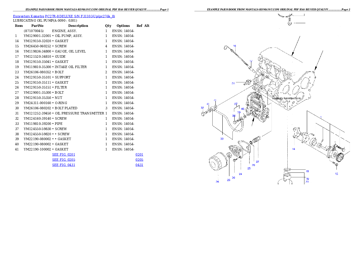 Protected: PC27R-8 DELUXE S/N F31103-Up Partsbook