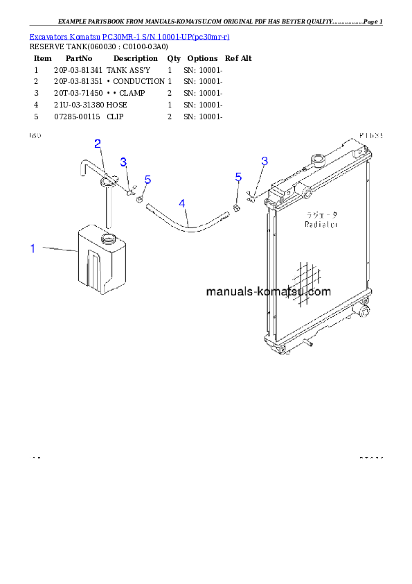 Protected: PC30MR-1 S/N 10001-UP Partsbook