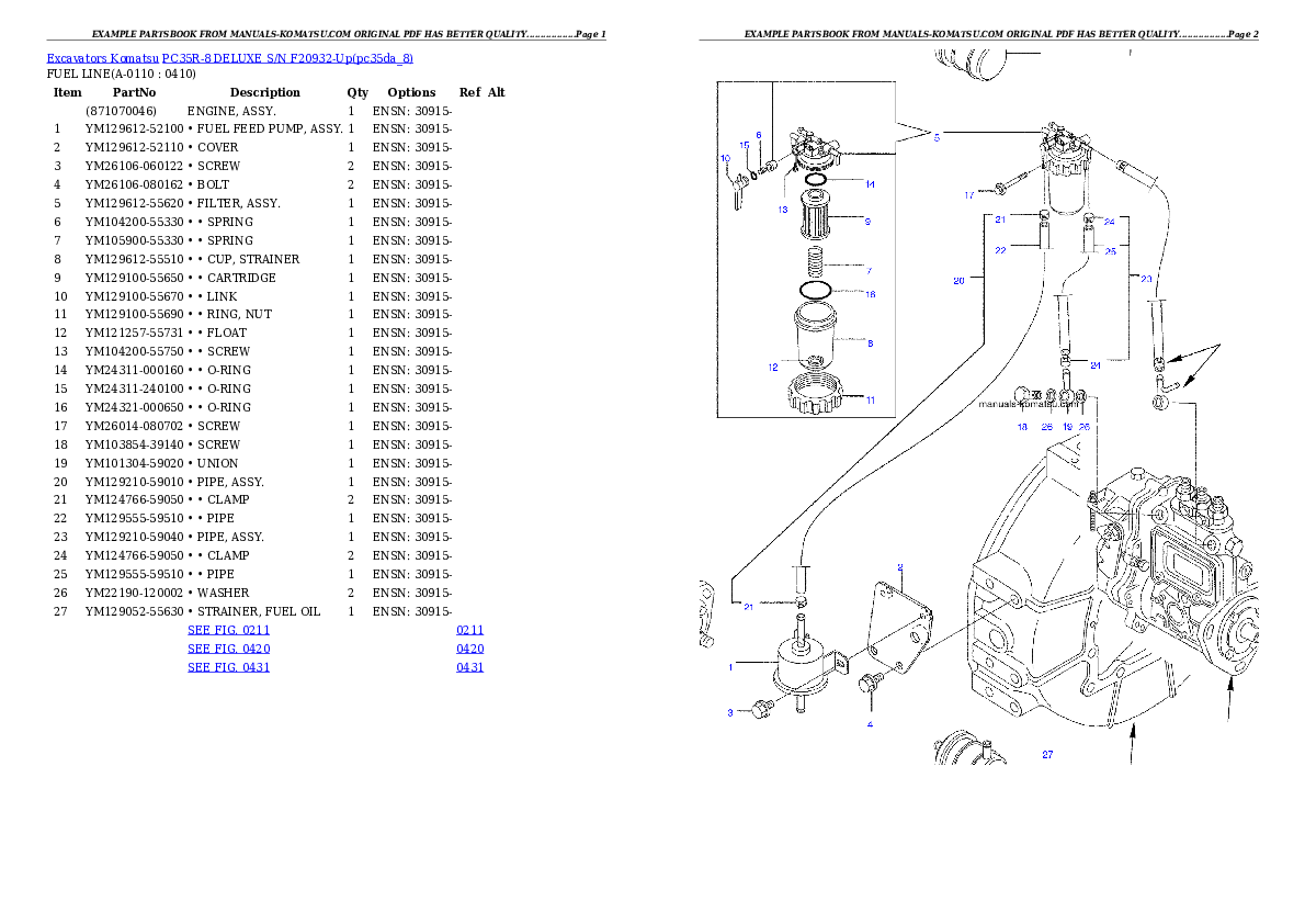 Protected: PC35R-8 DELUXE S/N F20932-Up Partsbook