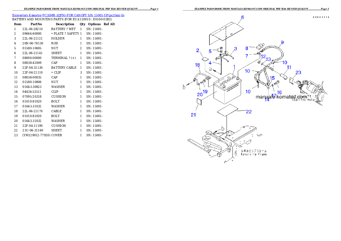 Protected: PC35MR-3(JPN)-FOR CANOPY S/N 15001-UP Partsbook