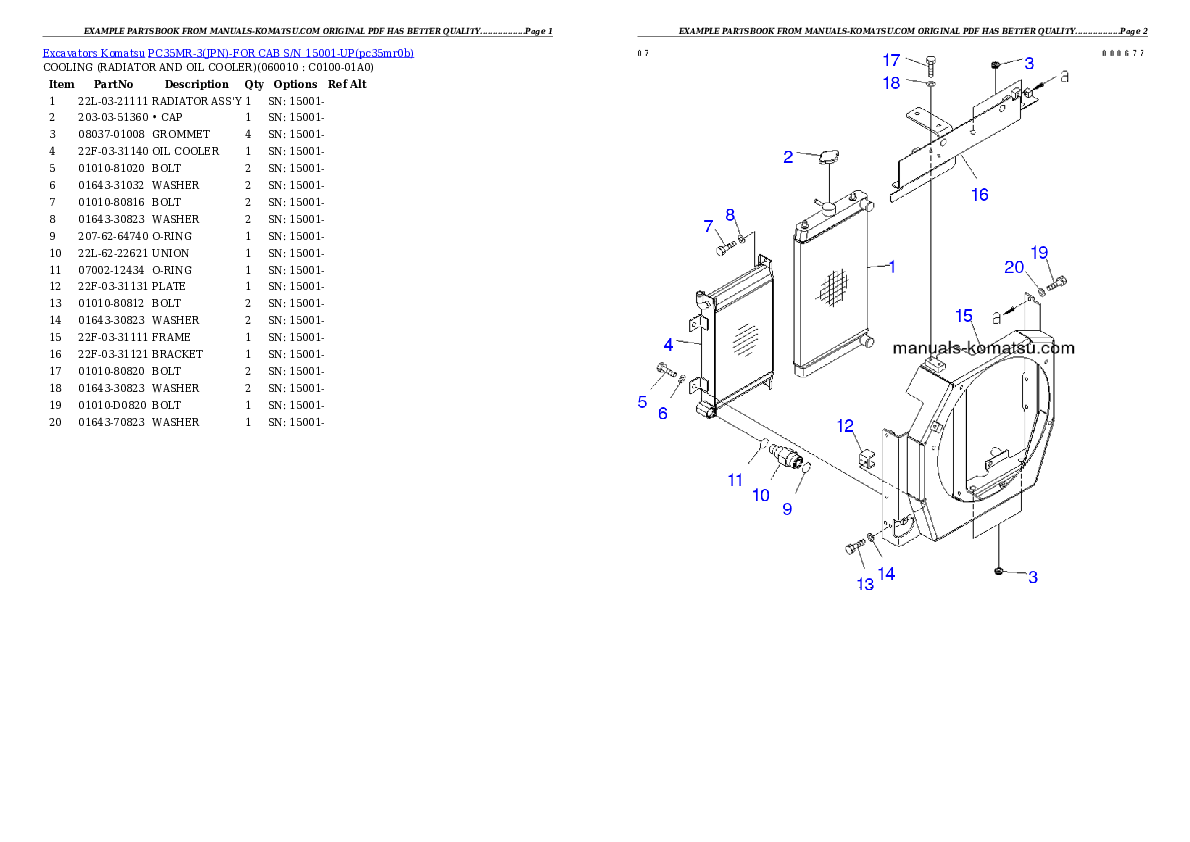 Protected: PC35MR-3(JPN)-FOR CAB S/N 15001-UP Partsbook