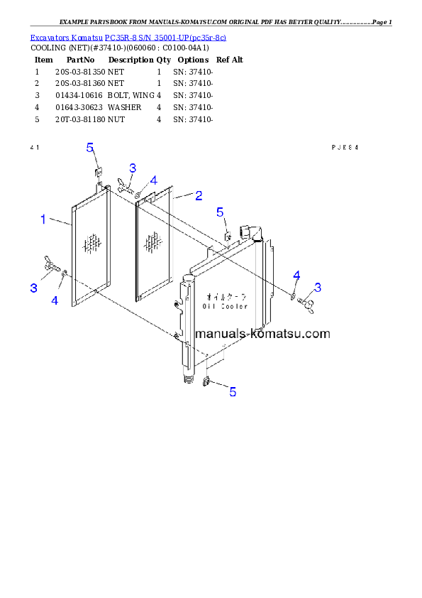 Protected: PC35R-8 S/N 35001-UP Partsbook