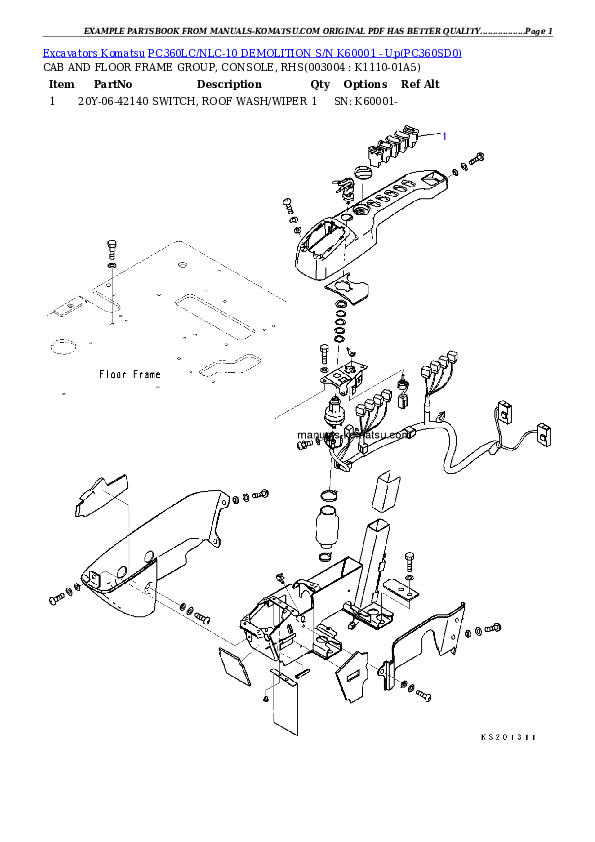 Protected: PC360LC/NLC-10 DEMOLITION S/N K60001 – Up Partsbook