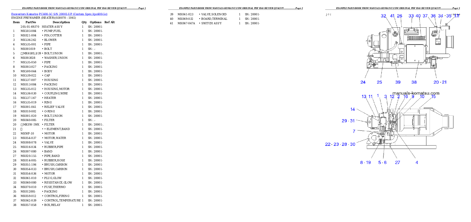 Protected: PC400-5C S/N 20001-UP (Custom Spec.) Partsbook