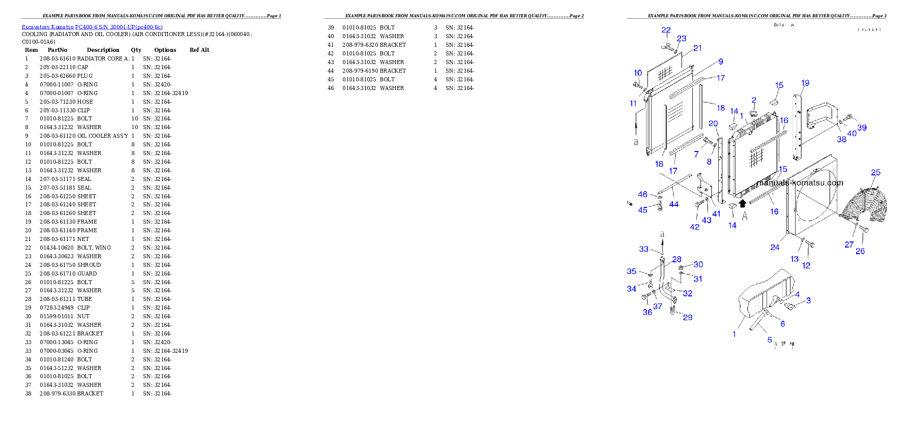 Protected: PC400-6 S/N 30001-UP Partsbook