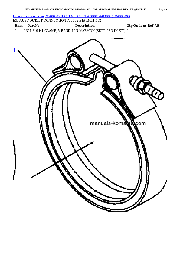 Protected: PC400LC-6LC/HD-6LC S/N A80001-A83000 Partsbook