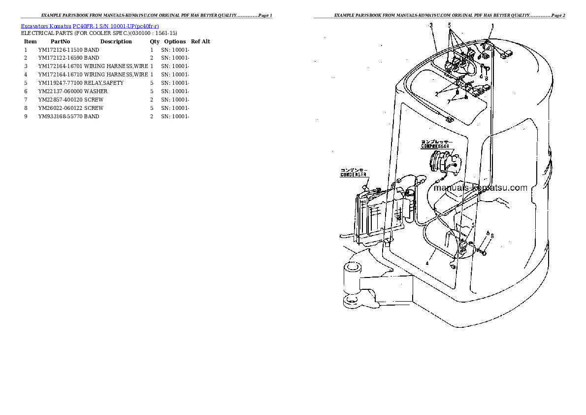 Protected: PC40FR-1 S/N 10001-UP Partsbook