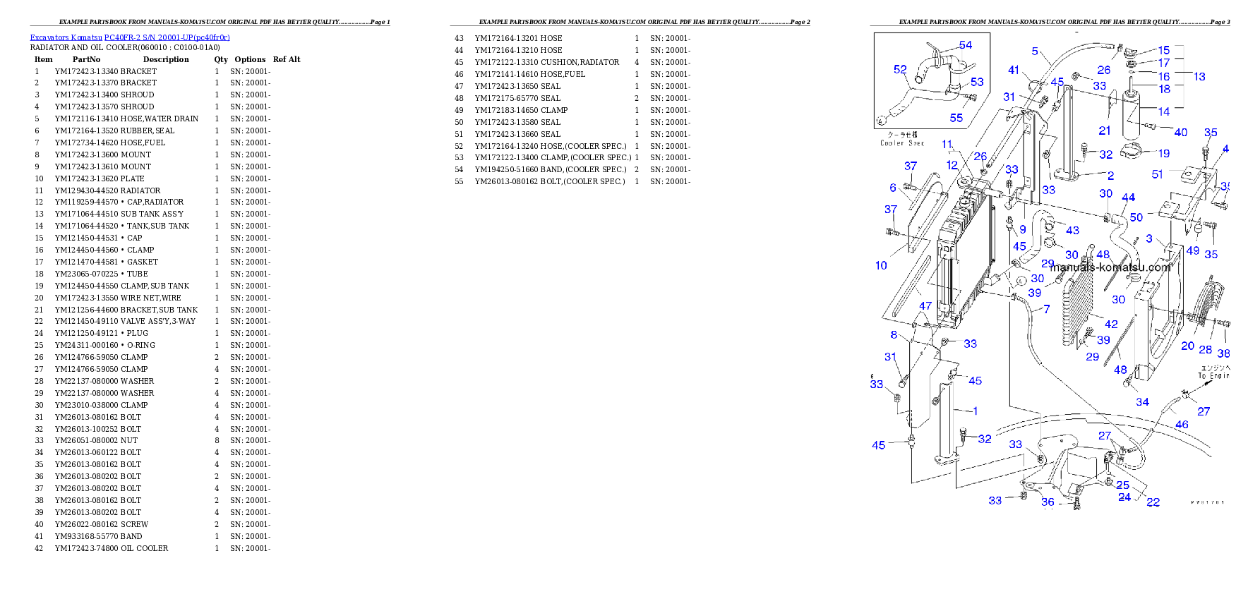 Protected: PC40FR-2 S/N 20001-UP Partsbook