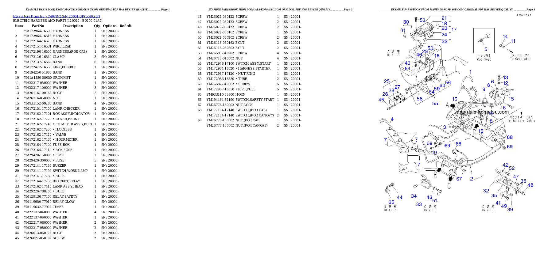 Protected: PC40FR-2 S/N 20001-UP Partsbook