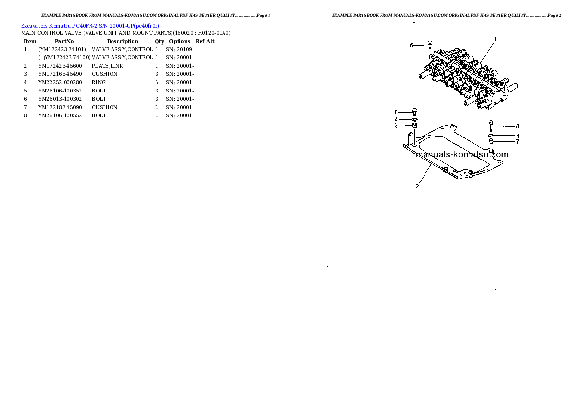 Protected: PC40FR-2 S/N 20001-UP Partsbook