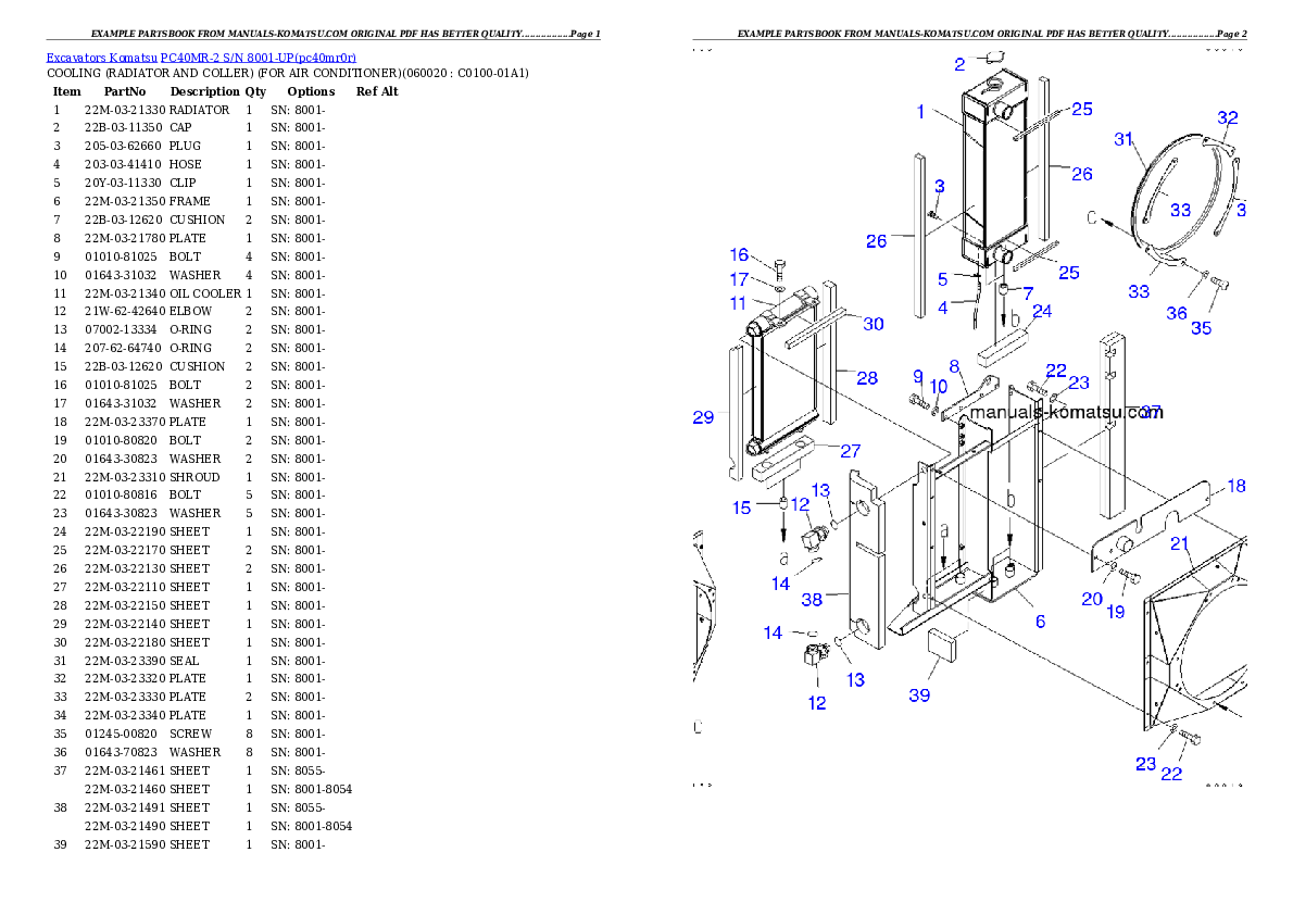 Protected: PC40MR-2 S/N 8001-UP (For Australia) Partsbook