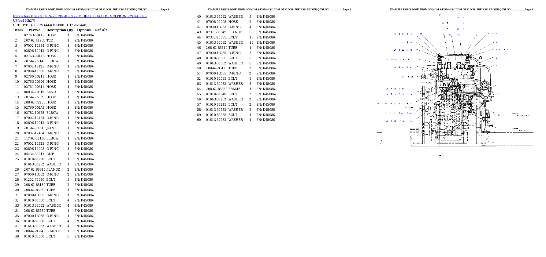 Protected: PC450LCD-7K-E0 27 M HIGH REACH DEMOLITION S/N K45086-UP Partsbook