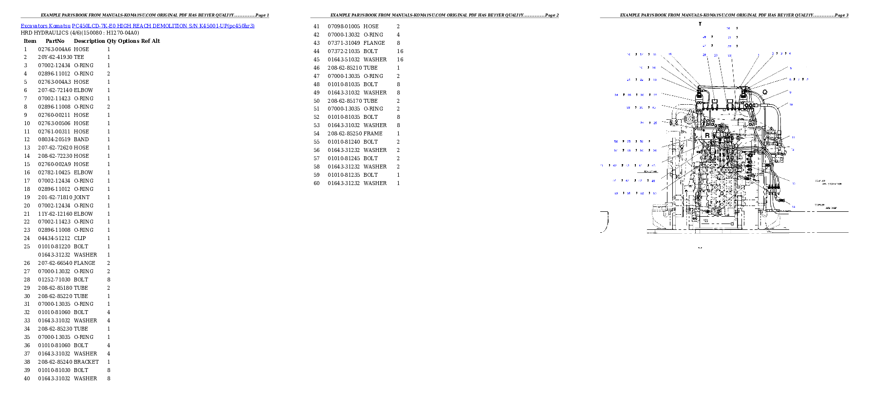 Protected: PC450LCD-7K-E0 HIGH REACH DEMOLITION S/N K45001-UP Partsbook