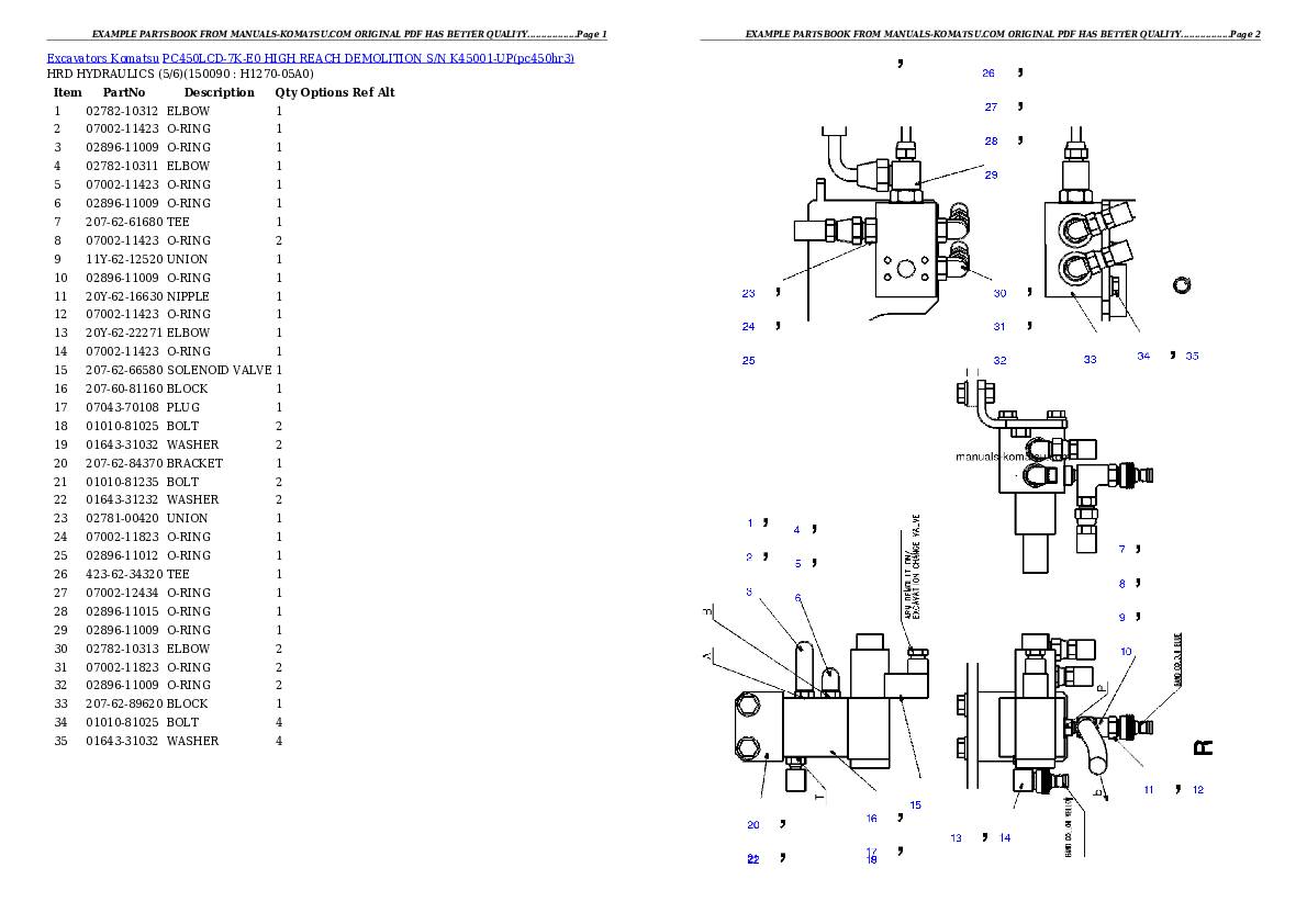 Protected: PC450LCD-7K-E0 HIGH REACH DEMOLITION S/N K45001-UP Partsbook