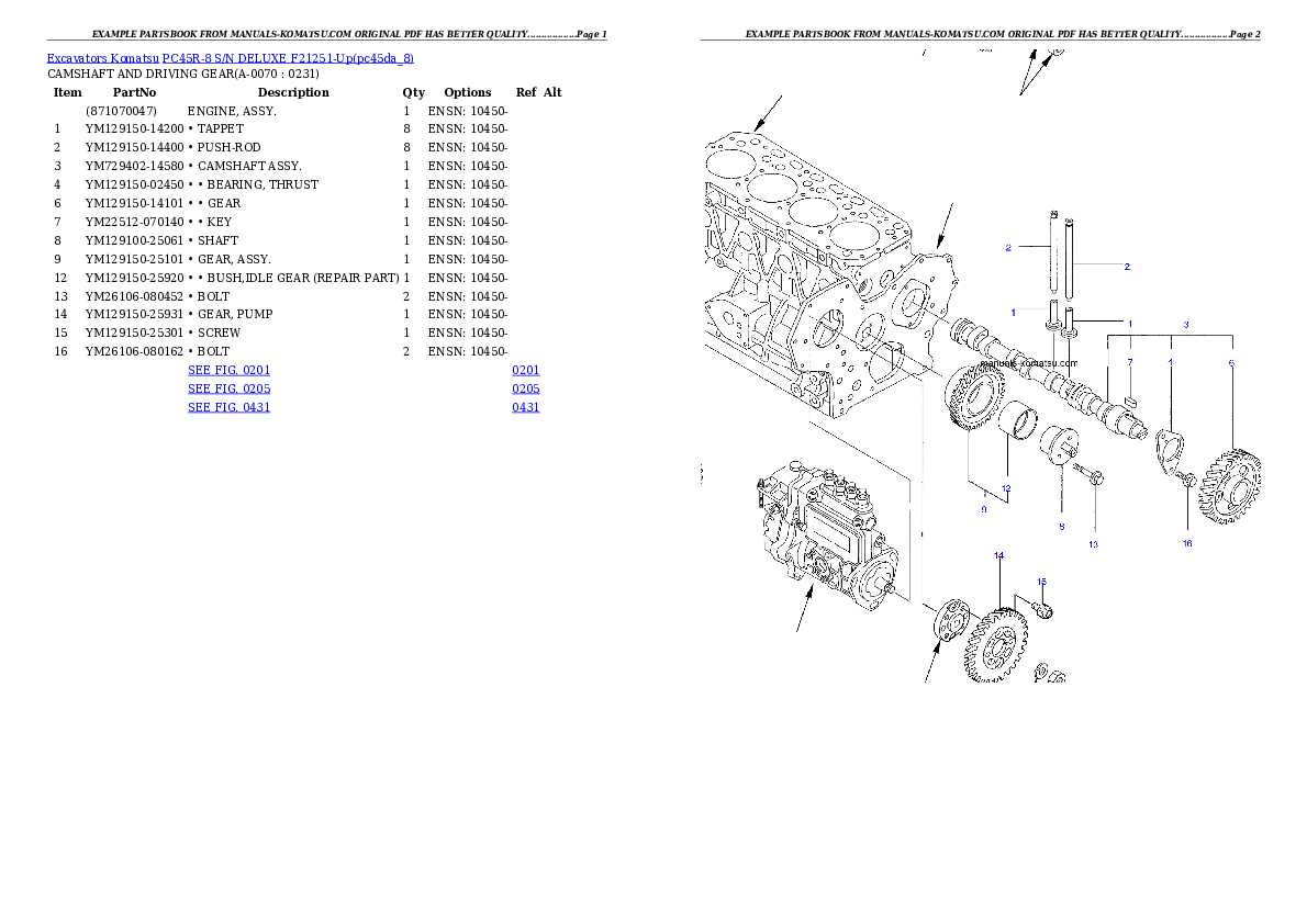 Protected: PC45R-8 S/N DELUXE F21251-Up Partsbook