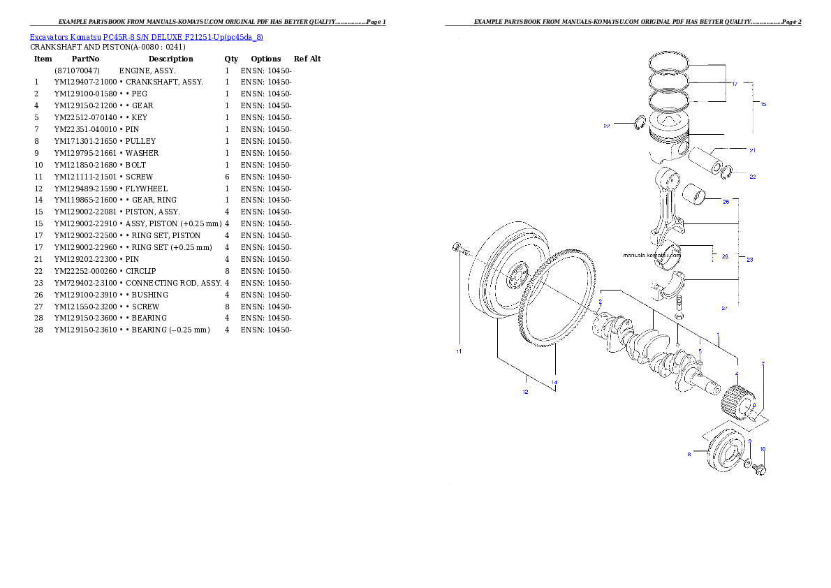 Protected: PC45R-8 S/N DELUXE F21251-Up Partsbook