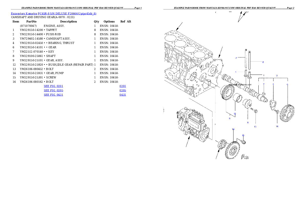 Protected: PC45R-8 S/N DELUXE F20666-Up Partsbook