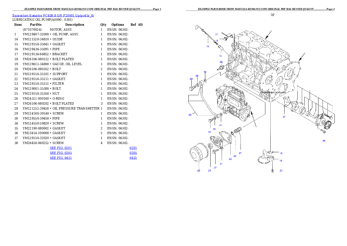 Protected: PC45R-8 S/N F20001-Up Partsbook