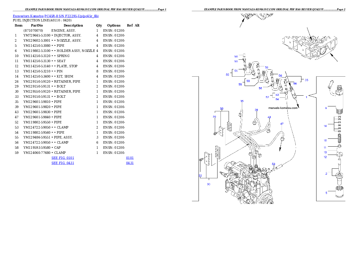Protected: PC45R-8 S/N F22295-Up Partsbook