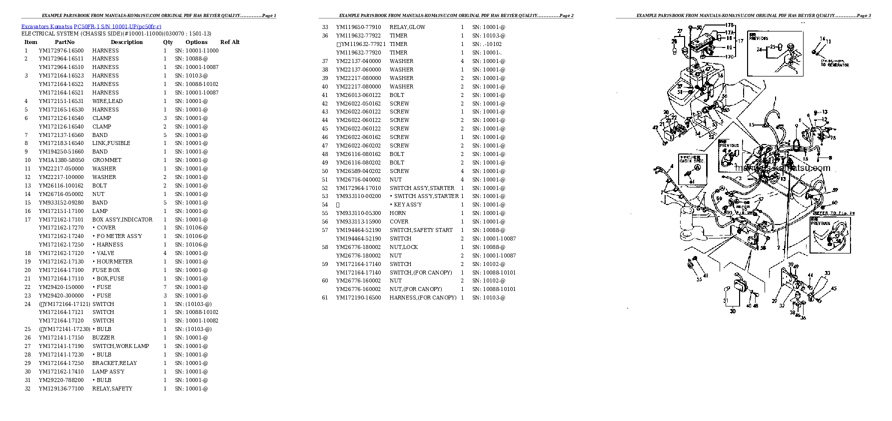 Protected: PC50FR-1 S/N 10001-UP Partsbook