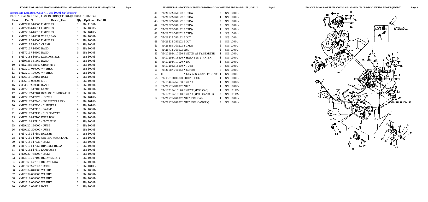 Protected: PC50FR-1 S/N 10001-UP Partsbook