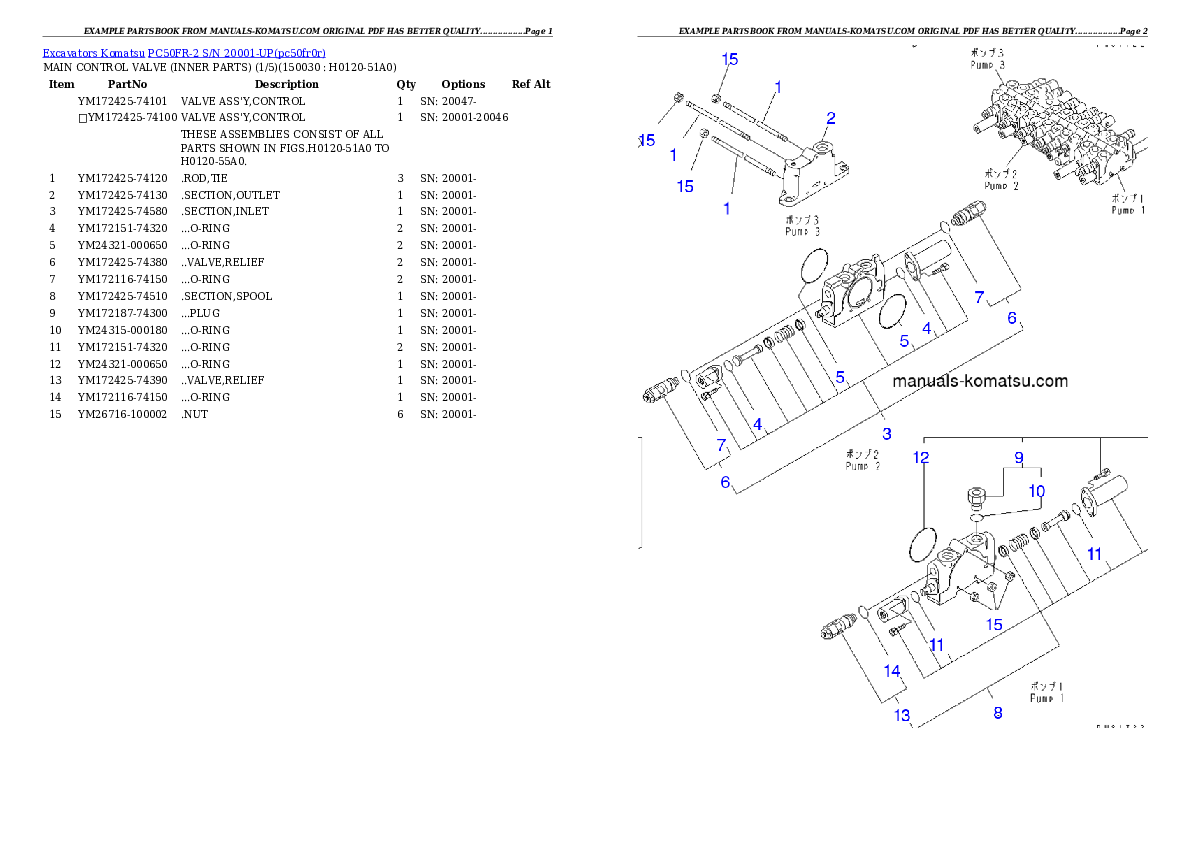 Protected: PC50FR-2 S/N 20001-UP Partsbook